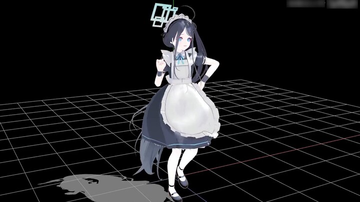 【Blender】 Tampilan Model MMD Pembantu Alice