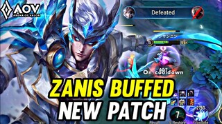 AOV : ZANIS BUFFED NEW PATCH - ARENA OF VALOR LIÊNQUÂNMOBILE ROV