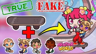 TRUE✅ OR FAKE❌ RAHASIA / HACK LUCU AVATAR WORLD | AVATAR WORLD | PAZU