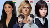 Korean Lesbians Pick HOTTEST foreign celebrity for the first time!!