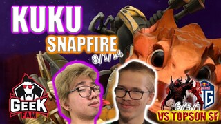 Geekfam Kuku - (Highlights) SNAPFIRE SUPPORT VS TOPSON!