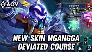 AOV : NEW SKIN MGANGGA DEVIATED COURSE GAMEPLAY - ARENA OF VALOR LIÊNQUÂNMOBILE ROV COT