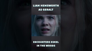 Liam Hemsworth Geralt Encounters Eskel In The Woods