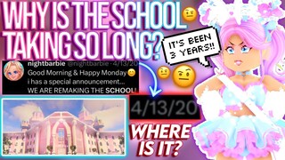 WHY IS THE NEW SCHOOL UPDATE TAKING THIS LONG??? ROBLOX Royale High Update Theory