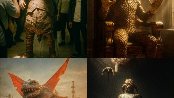 Episode kedua monster di dunia Ultraman melalui lensa AI
