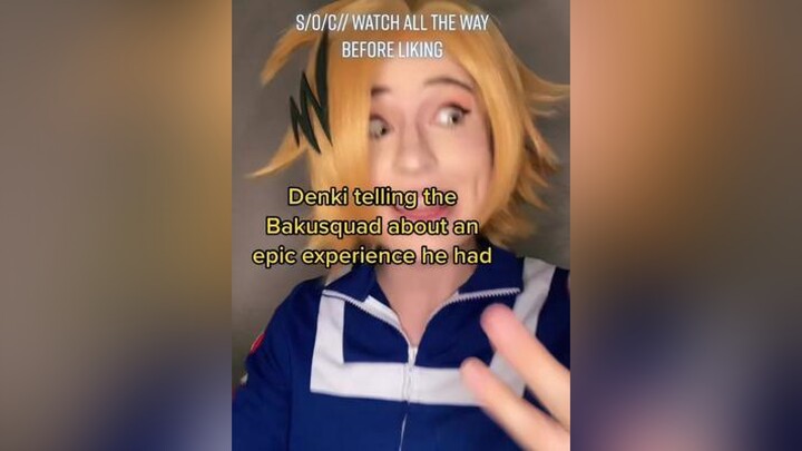 This might be one of my most wholesome videos😭 myheroacademia denkikaminari eijirokirishima IDeserveTuitionContest