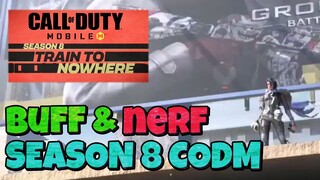 BUFF NERF SEAON 8 CODM INDONESIA!