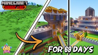 KINGDOM BUILD sa 69 days World ko... | Tagalog Minecraft | Tongits Go