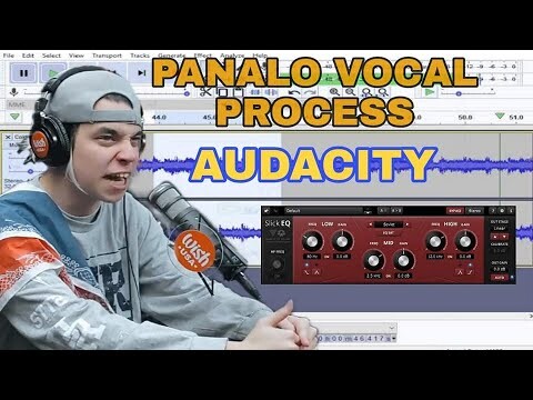 Ez Mil performs "Panalo" VOCAL Process in Audacity