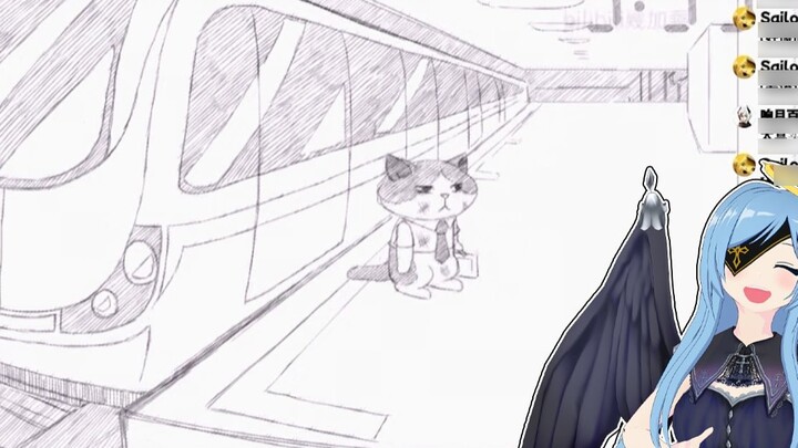 Malaikat Jernih Jepang Melihat Kucing Berkerumun di Kereta Bawah Tanah "Aku tidak mau naik kereta ba