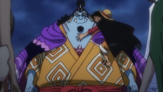 Jinbei bất lực trước Luffy