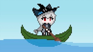 【Pixel Ark】Diti who has been paddling