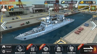 Warship Battle: F125 FRIGATES (limited edition ship) in Boss Attack..