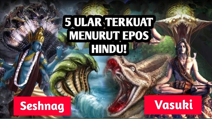 5 ULAR TERKUAT MENURUT EPOS HINDU! RAJA NAGALOKA?