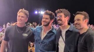 Spider-Man, Daredevil, Flash and Bullseye in real life! Live video of the Middle East Film and Comic