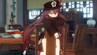 【原神｜胡桃】然而当代堂主的性格活泼与肃穆二字，一点边都沾不上