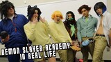 Demon Slayer Academy IN REAL LIFE || Cosplay Skit