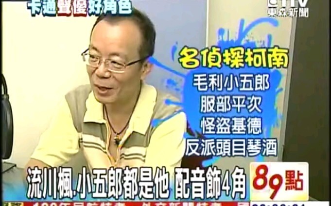 童年经典之声，台湾著名声优演员官志宏，现场配音毛利小五郎怪盗基德服部平次，重回经典