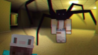 We are trapped in the "Super-Realistic MC Backroom" and our friends have turned into dummy people?!