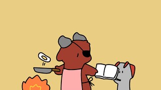 He Dalei harus memasak dan mengurus anak-anak di rumah