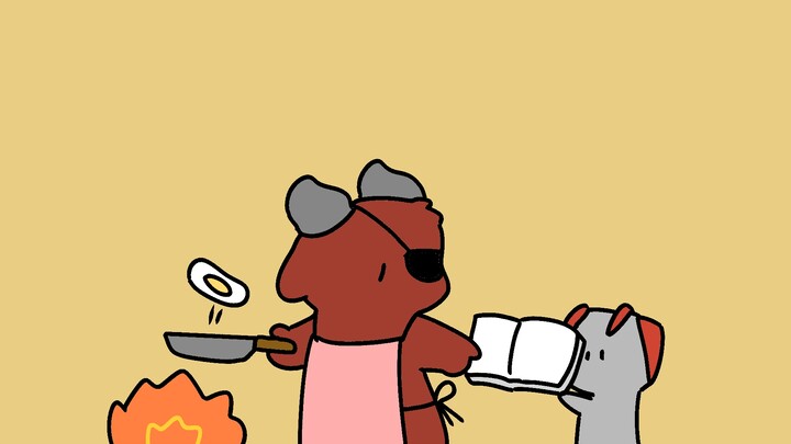 He Dalei harus memasak dan mengurus anak-anak di rumah