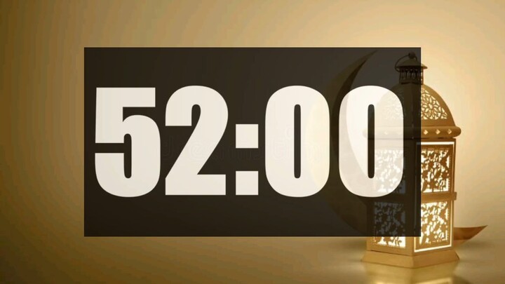 52 Minute Timer | Loud Alarm | Time call