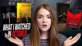 EVERYTHING I WATCHED IN OCTOBER | Spookyastronauts