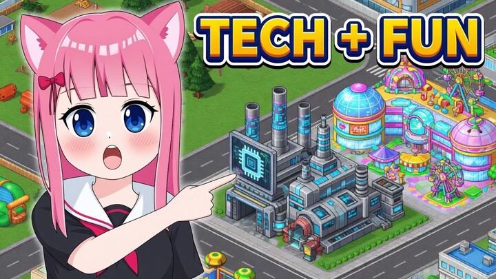 Pabrik Chip dan Mall Lucu