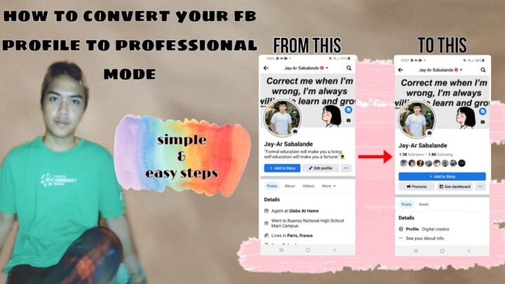 PAANO GAWING PAGE ANG IYONG FACEBOOK ACCOUNT. |Jay-Ar Tagpuno