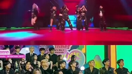 【รีแอ็กชัน】รีแอ็กชันเซเวนทีน รายการ Street Woman Fighter 2 เพลง «Smoke» เวทีส่งท้ายปี MAMA