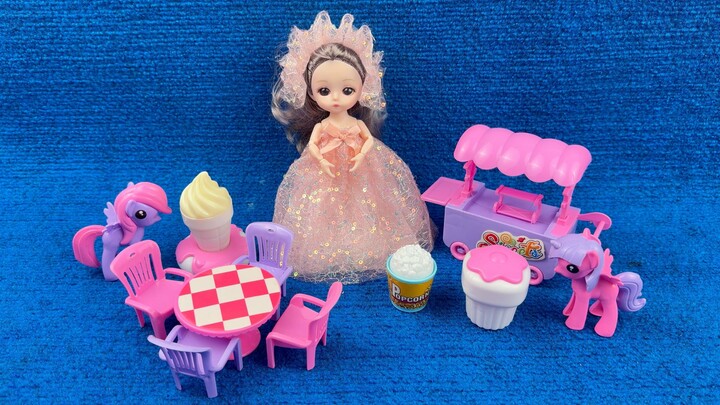 16 Minutes Satisfying with Unboxing Barbie Princess Pink Bedroom & Kitchen Play Set Review Toys｜ASMR