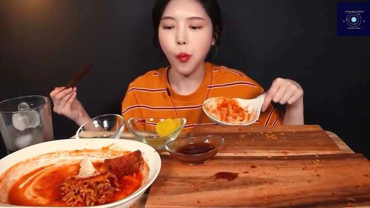 cô gái ăn uống 266 #cookingpanda