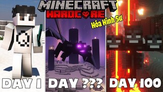 100 NGÀY MINECRAFT  BIẾN HÌNH  _ 100 DAYS IN MINECRAFT HARDCORE IDENTITY MOD