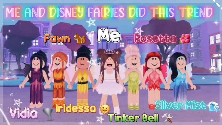 ME And DISNEY FAIRIES Did This Trend! ⭐🧚🏼‍♀️🌷🌼🌿 {ORIGINAL} ~Roblox Trend 2021 ¦ Aati Plays ☆