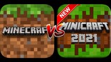 Minecraft PE VS Minicraft 2021 New