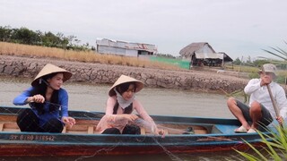 Ngày Đầu Tiên Ở Cà Mau Đi Giăng Lưới Bắt Cá Nấu Canh Chua + Chiên Giòn ● Nắng Đẹp Miền Tây | NĐMT#38