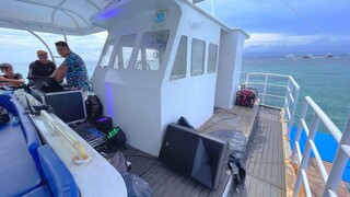 Sound system with Generator setup island hopping by SDSS vlog