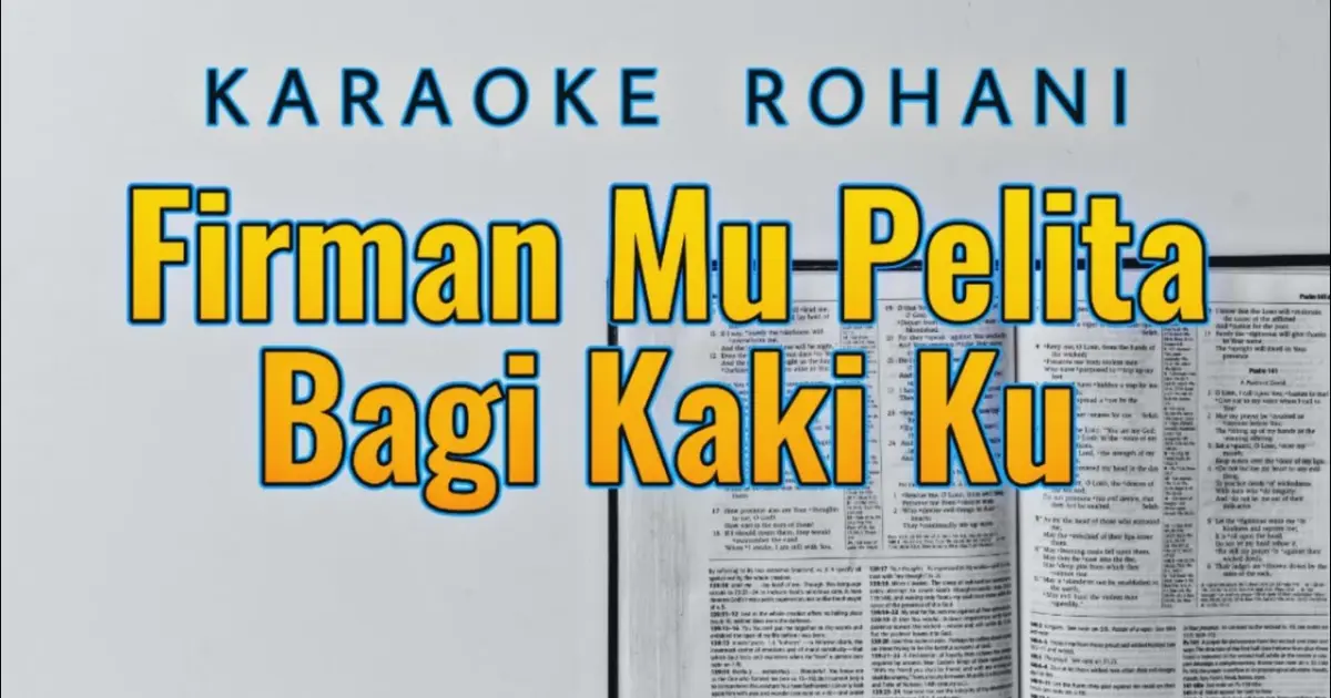 Karaoke Rohani Firman Mu Pelita Bagi Kaki Ku - Bstation