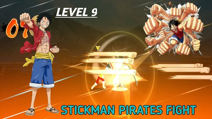 makin sulit dilevel 9😶‍🌫 | stickman pirates fight