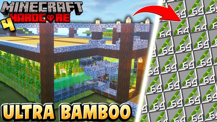 Minecraft Hardcore #4 - I BUILT the MOST OP Bamboo Farm in Minecraft... (Tagalog)