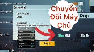 Chuyển Đổi Máy Chủ Trong Game Là Như Thế Nào ? - Có Nên Chuyển Đổi Hay Không ? - PUBG Mobile