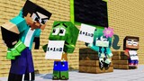 Monster School : Poor Baby Zombie and Evil Herobrine Teacher - Funny Story  (Minecraft Animation)