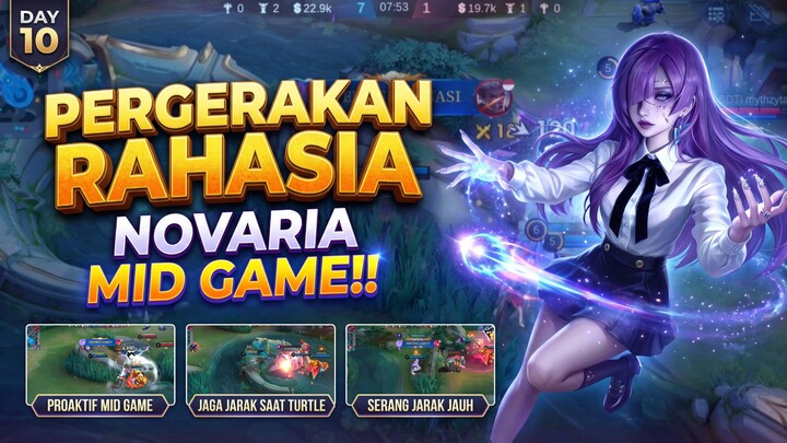 Hari Kesepuluh Belajar Novaria: Trik Buka Vision Dan Kuasai Area Mid Game!