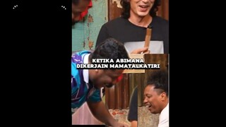 Abimana sudah siapkan kopi dari rumah wkwk #kaksproduction #abimana #abimanaaryasatya #ariekriting #