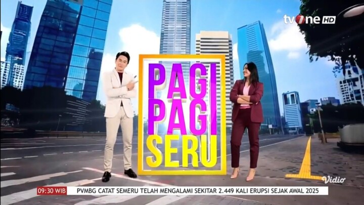 tvOne HD • Pagi Pagi Seru • [ 18 Sept 2025 ] • [ Live stream Vidio TVOD