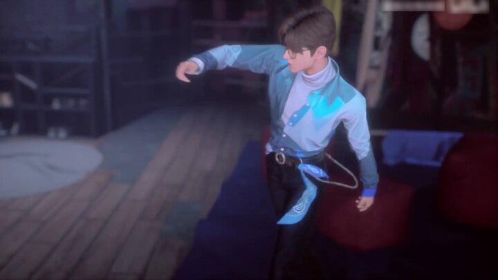 [Tong Heguang] Tarian pertama setelah berganti pakaian baru! Apakah orang virtual yang tampan sepert