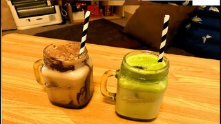 Dalgona Coffee |How to Make  Macha and Choco Coffee Versions