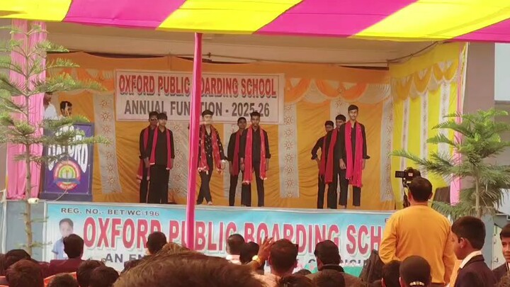 Dance performance in school