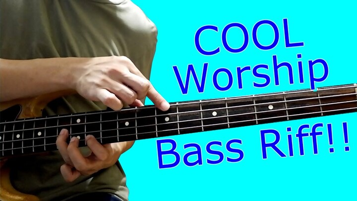 Learn this cool Worship Bass RIFF!