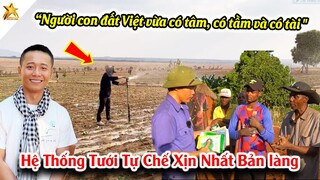 Người Dân Châu Phi Ngơ Ngác Nhìn Hệ Thống Tưới Phun Sương Tự Chế Của Quang Linh farm